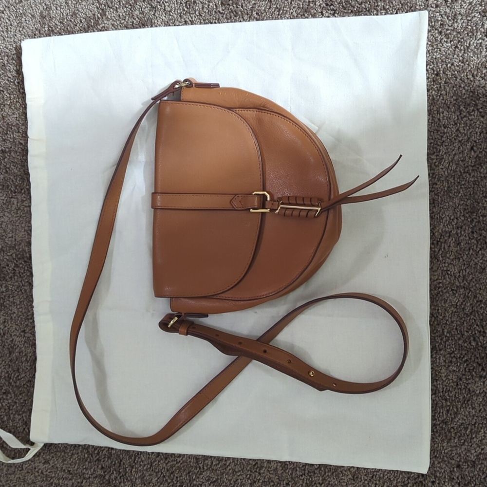 Stella & Dot Covet Leather Crossbody Bag Purse